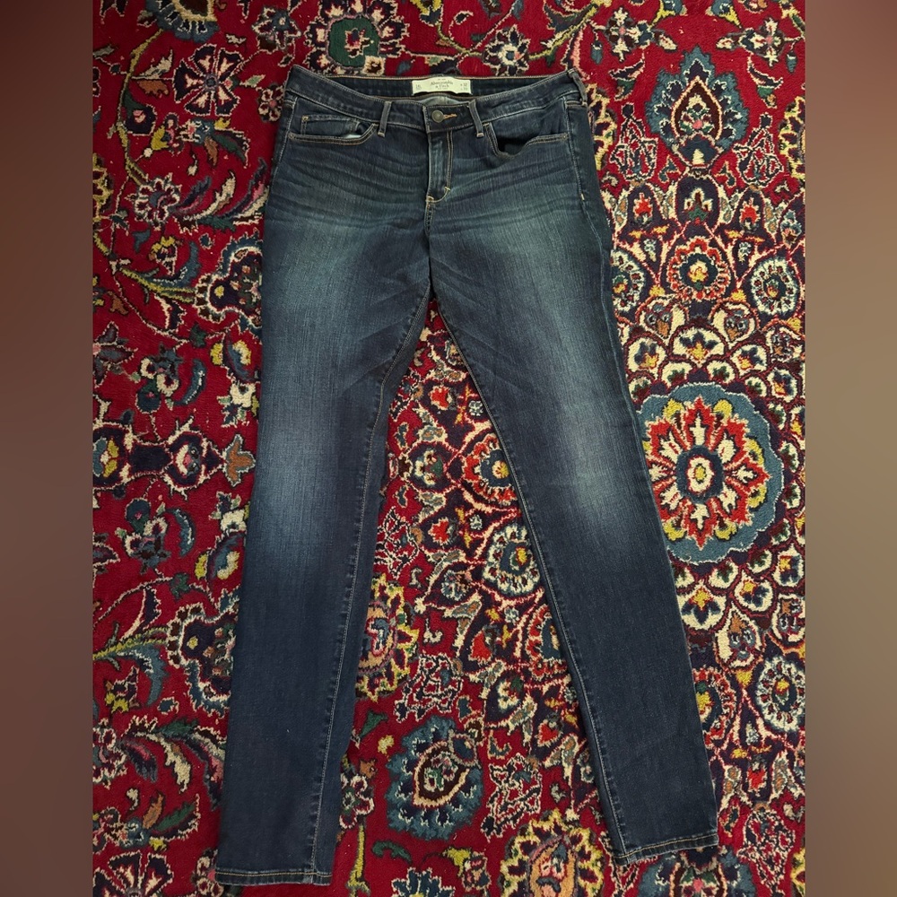 Abercrombie & Fitch Dark Blue Skinny Jeans